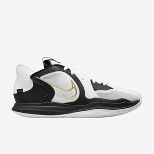 Nike Kyrie Low 5 Basketball Sneaker White/Black/Gold Size 11.5 DJ6012-101